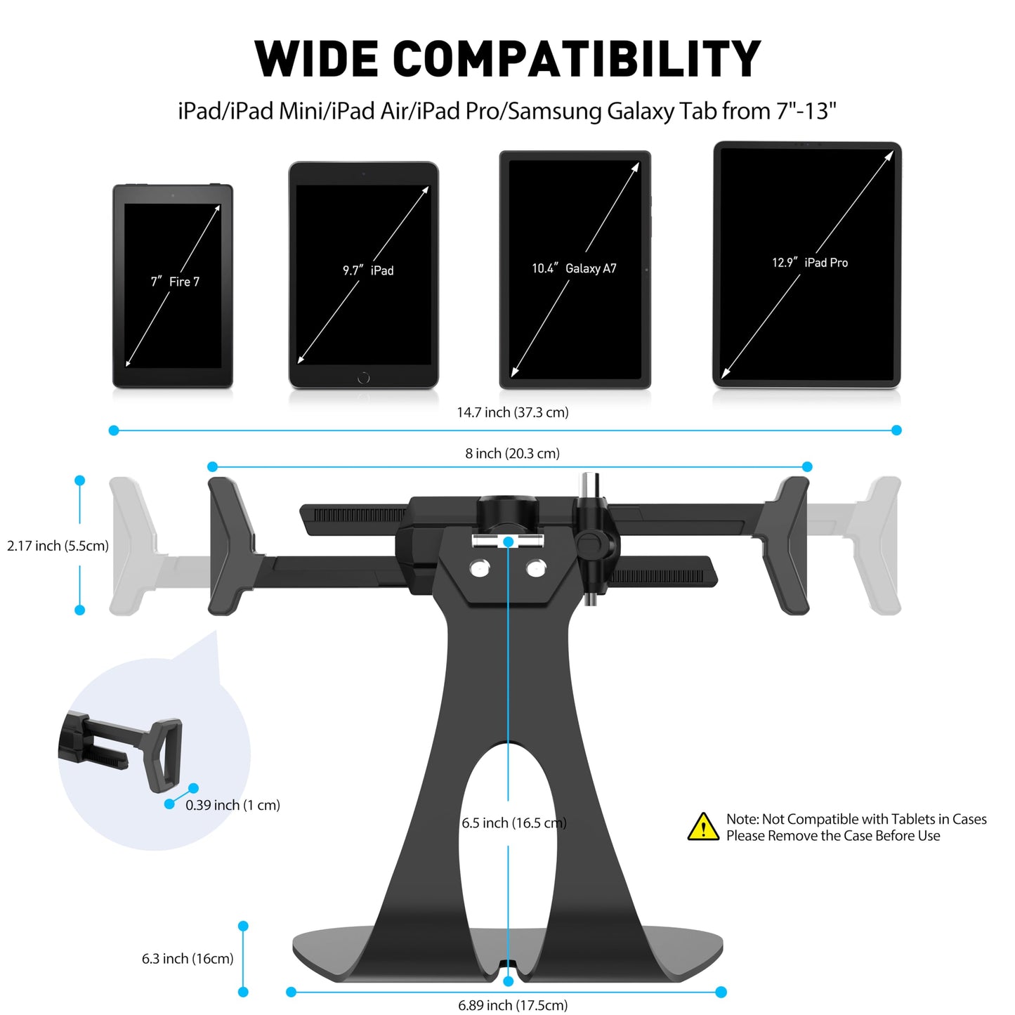 Orbiton lockable tablet desk stand product image