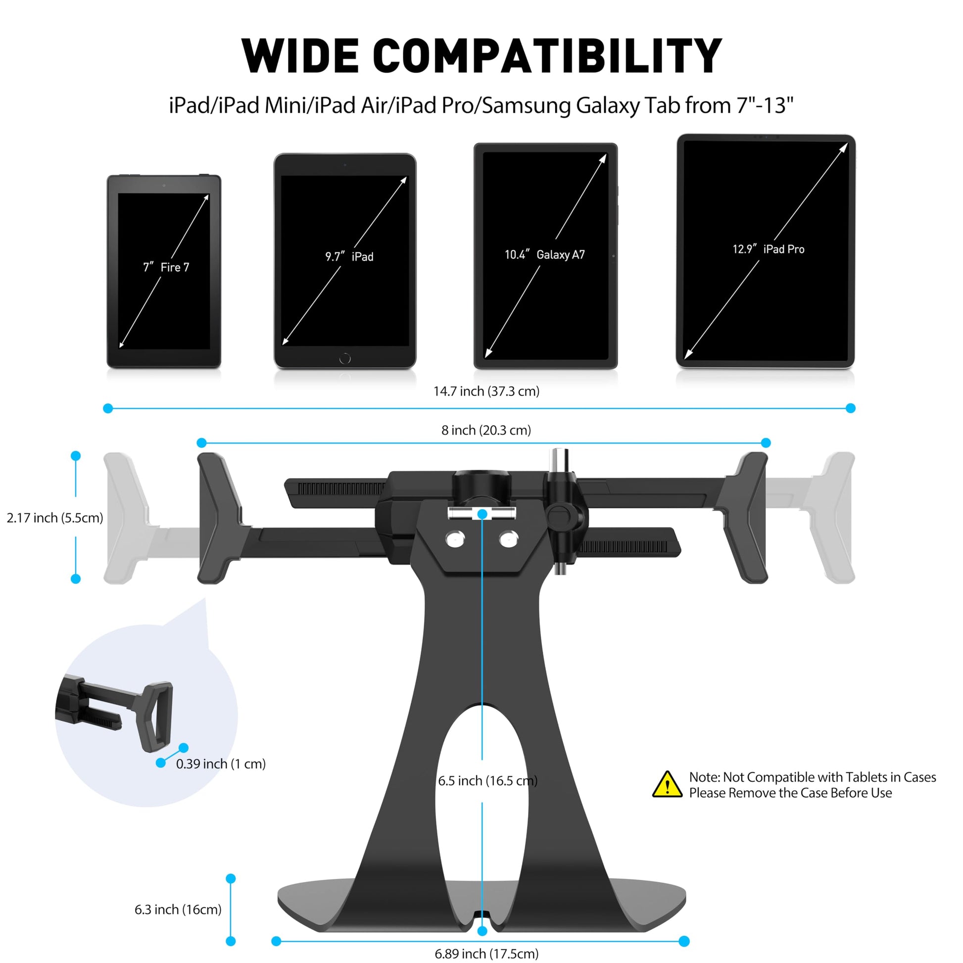 Orbiton lockable tablet desk stand product image