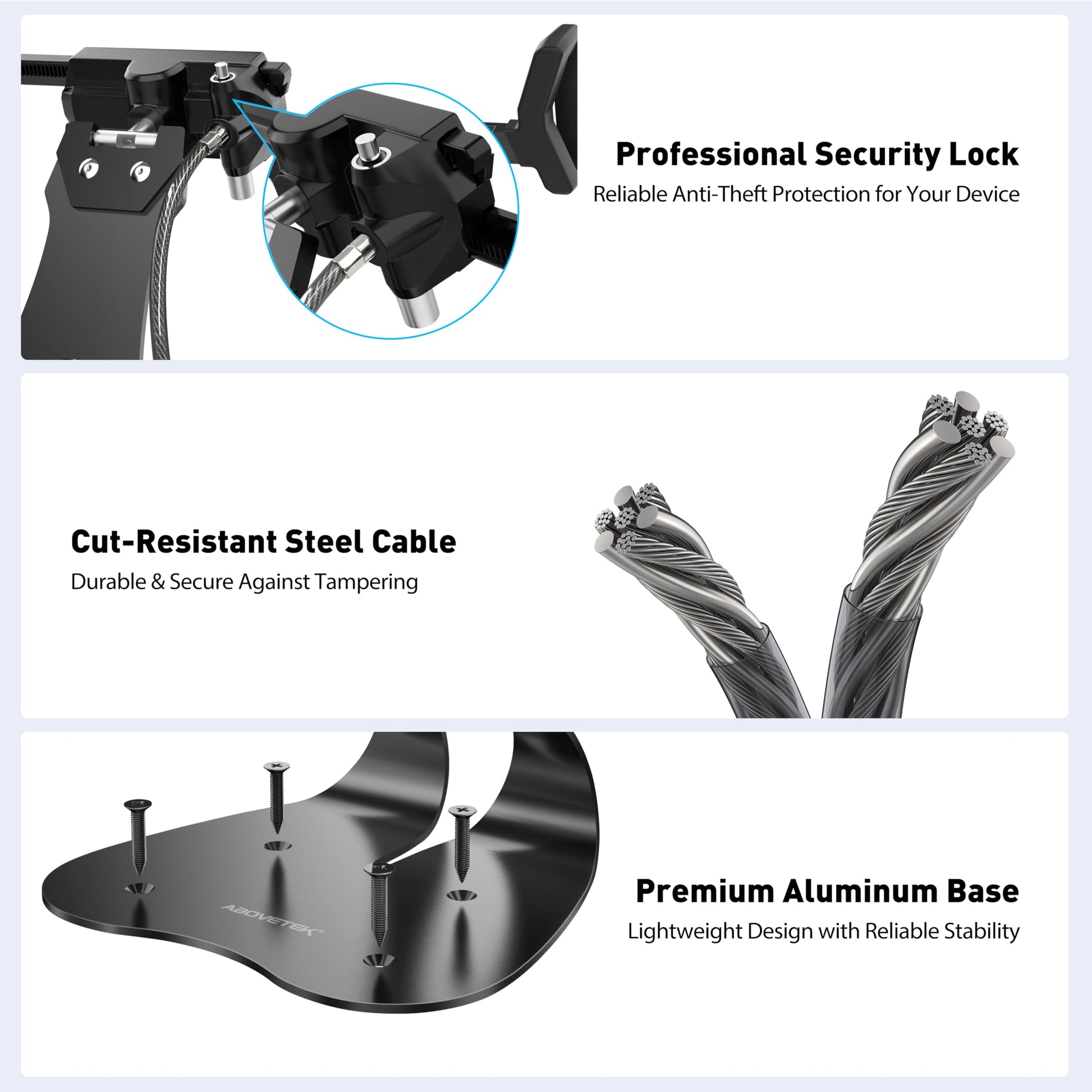 Orbiton lockable tablet desk stand product image
