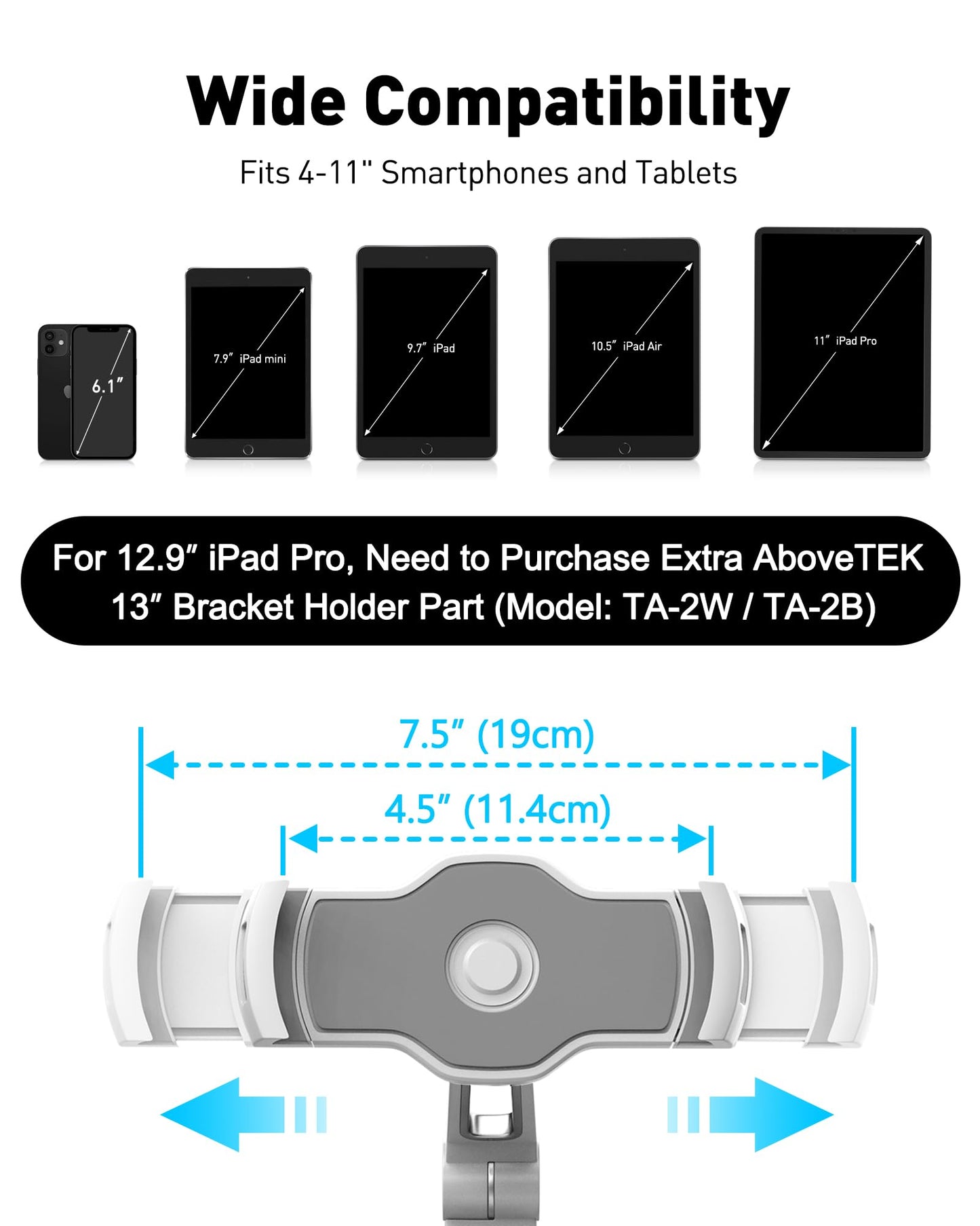 Orbiton adjustable tablet mount product image