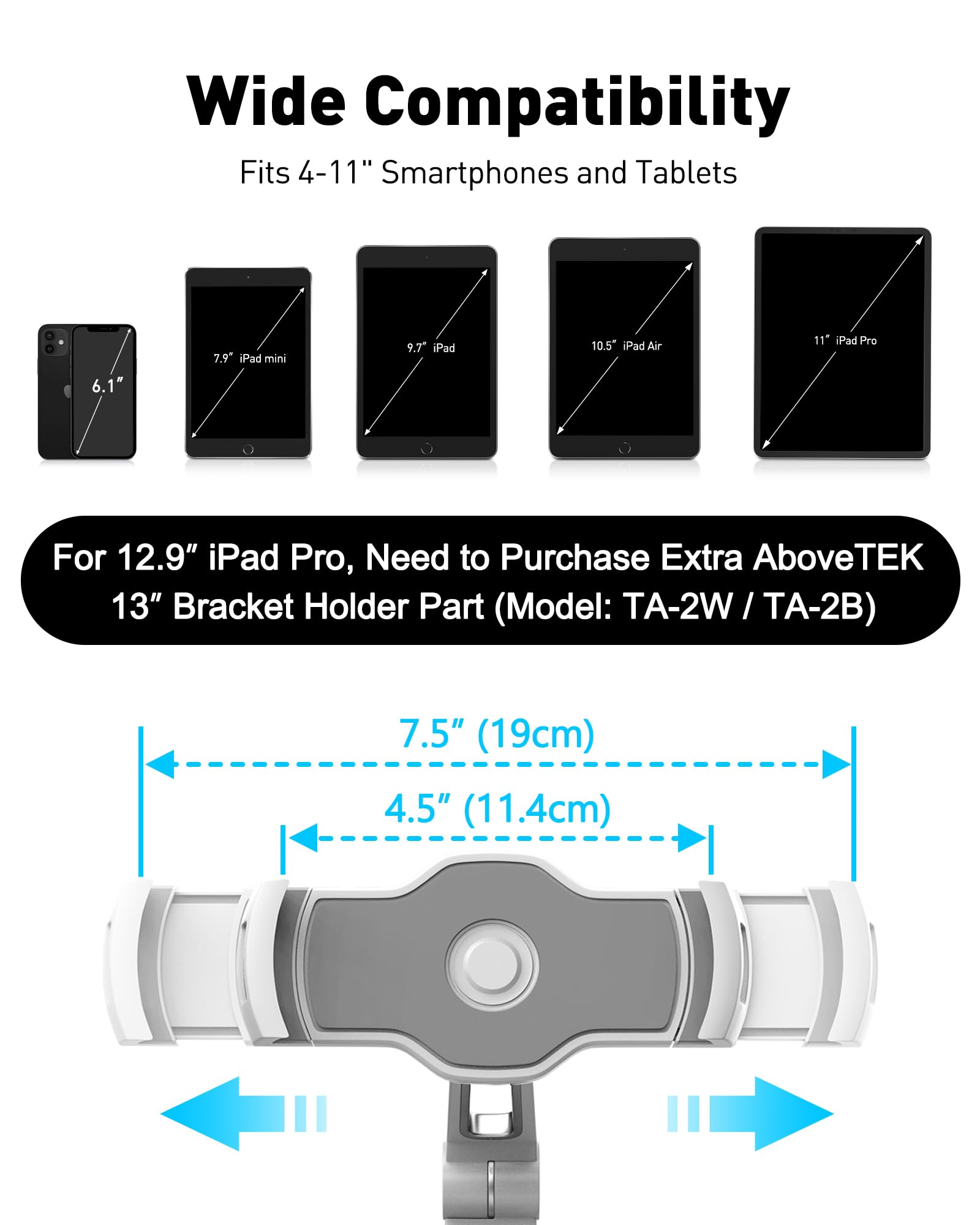 Orbiton adjustable tablet mount product image